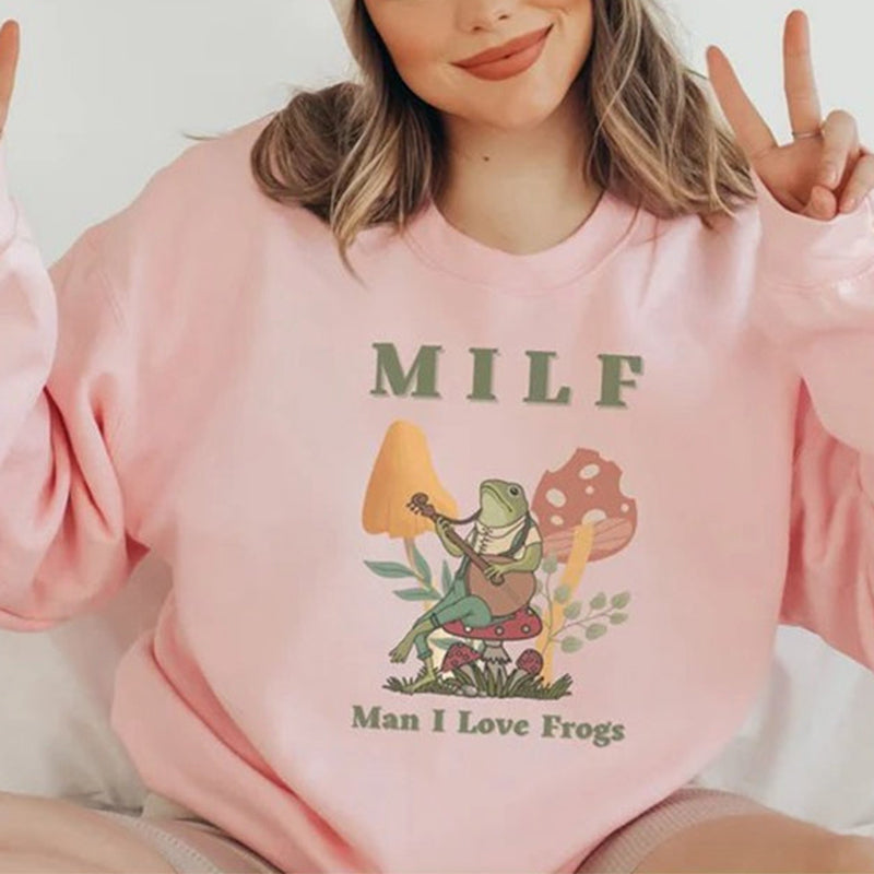 MILF Man I Love Frogs Sweatshirt